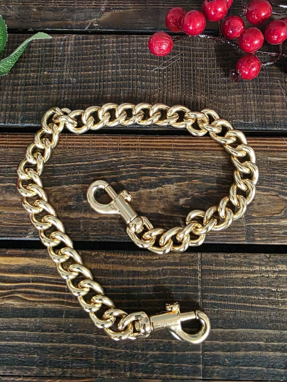 Coach Short Chunky Chain Purse Strap for Handbag